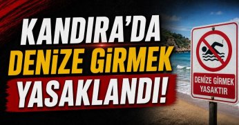 Kandıra'da denize girmek yasaklandı!