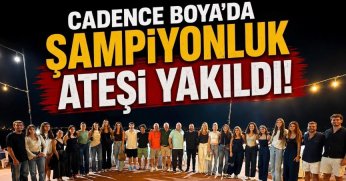 CADENCE BOYA’DA ŞAMPİYONLUK ATEŞİ YAKILDI!