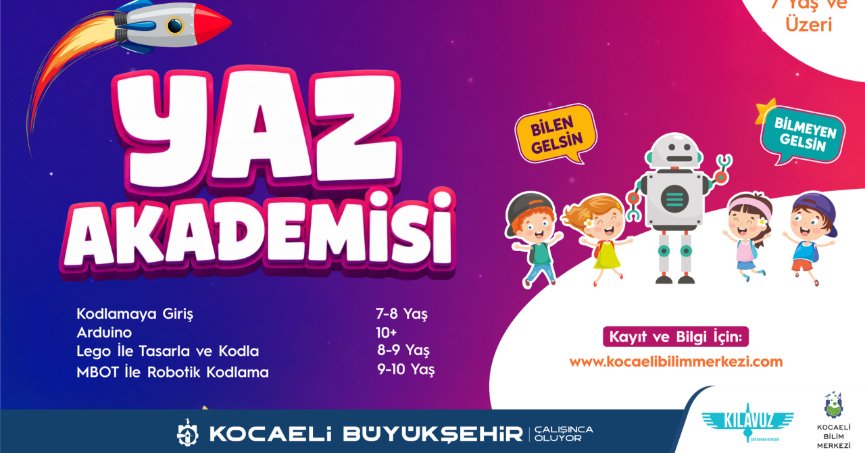 Kocaeli Bilim Merkezi’nde bilim dolu bir yaz