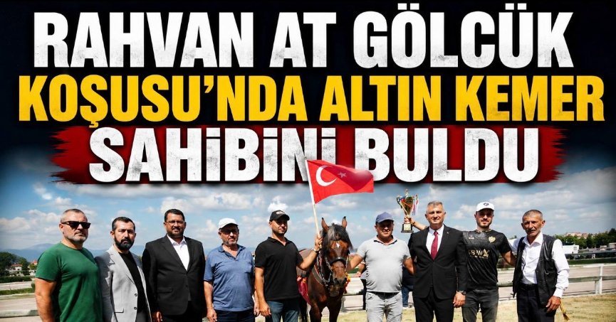 Rahvan At Gölcük Koşusu’nda Altın Kemer Sahibini Buldu