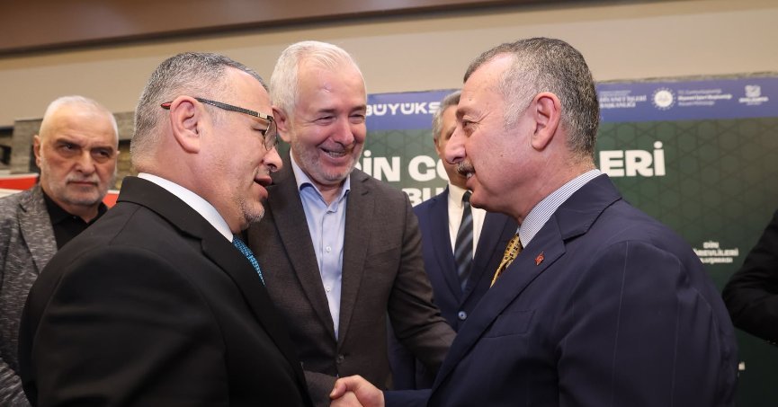 Büyükakın, 12 ilçeden din görevlileri ile bir araya geldi