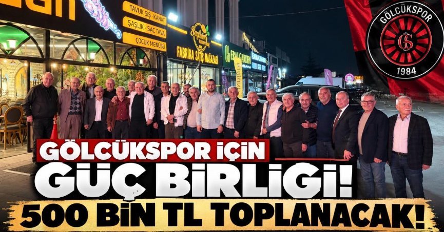 GÖLCÜKSPOR İÇİN GÖLCÜK’ÜN ABİLERİ EL ELE VERDİ!