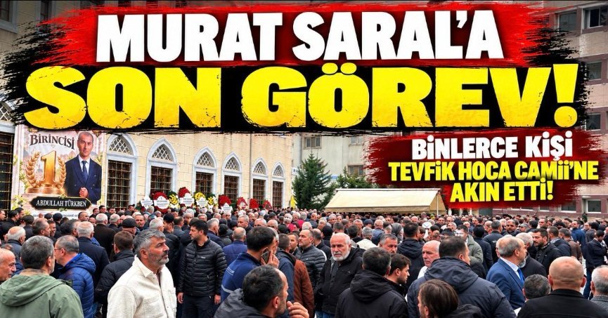 BİNLERCE KİŞİ TEVFİK HOCA CAMİİ’NE AKIN ETTİ!