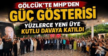 Gölcük’te MHP’den güç gösterisi