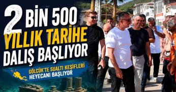 2 bin 500 yıllık tarihe dalış başlıyor