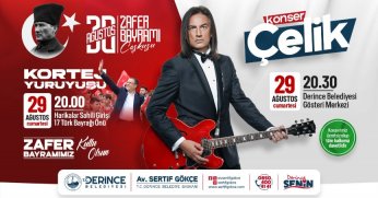 30 Ağustos’ta Derince’de Çelik rüzgarı esecek!