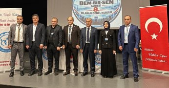 Bem-Bir-Sen Kocaeli Şubesinde Mehmet GÖKKAYA Güven tazeledi.