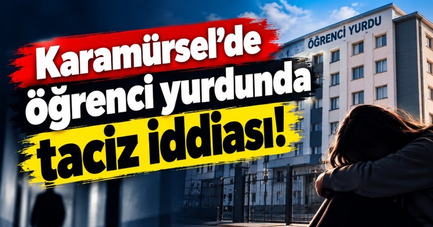 Karamürsel’de öğrenci yurdunda taciz iddiası! 