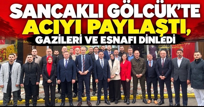 Sancaklı, Gölcük'te Acıyı Paylaştı