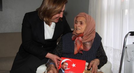 95 yaşındaki Fatma Nine’yi unutmadı