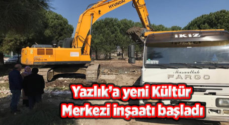 Yazlık’a yeni Kültür Merkezi inşaatı başladı