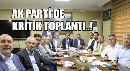 AK Parti’de kritik toplantı