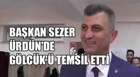 SEZER ÜRDÜN’DE GÖLCÜK’Ü TEMSİL ETTİ