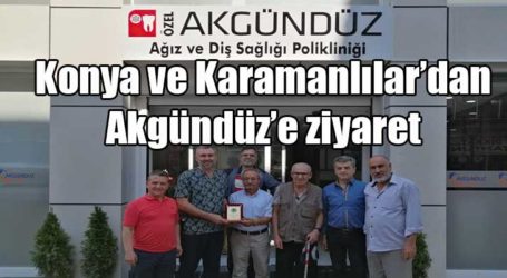 Konya ve Karamanlılar’dan Akgündüz’e ziyaret