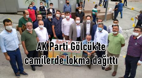 AK Parti Gölcük’te camilerde lokma dağıttı