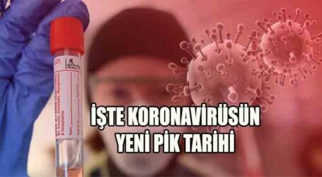 İşte Koronavirüsün yeni pik tarihi