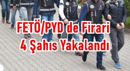 FETÖ/PYD de Firari 4 Şahıs Yakalandı