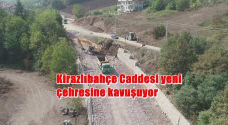 Kirazlıbahçe Caddesi yeni çehresine kavuşuyor