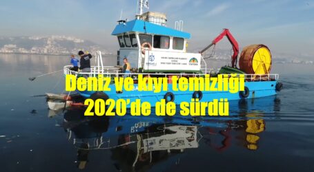 Deniz ve kıyı temizliği 2020’de de sürdü