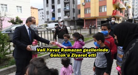 Vali Yavuz Ramazan gezilerinde Gölcük’ü Ziyaret etti