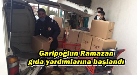 Garipoğlun Ramazan gıda yardımlarına başlandı