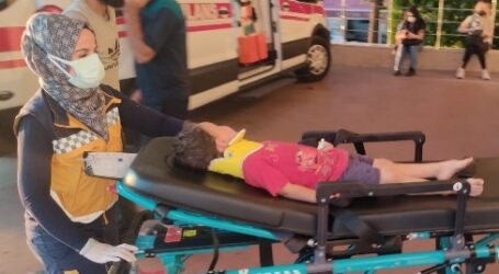 Küçük Suriyeli çocuk balkondan düştü