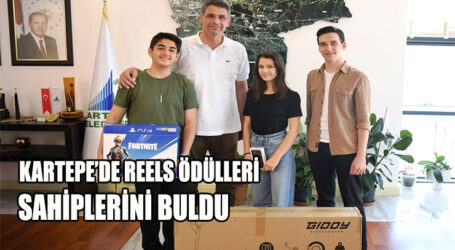 KARTEPE’DE REELS ÖDÜLLERİ SAHİPLERİNİ BULDU