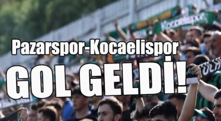 Pazarspor-Kocaelispor GOL GELDİ!
