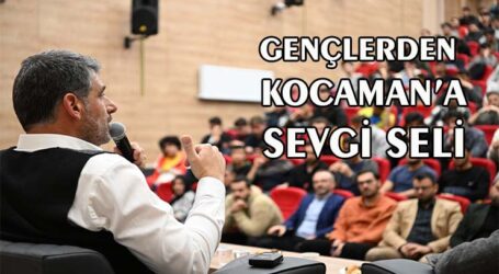 GENÇLERDEN KOCAMAN’A SEVGİ SELİ