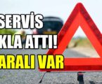 SERVİS TAKLA ATTI! 9 YARALI VAR