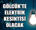 GÖLCÜK’TE O MAHALLELERDE ELEKTRİK KESİNTİSİ!