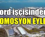 Ford Otosan işçisinden promosyon eylemi