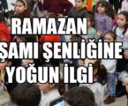DEĞİRMENDERE’DE RAMAZAN AKŞAMI ŞENLİĞİNE YOĞUN İLGİ