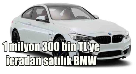 1 milyon 300 bin TL’ye icradan satılık BMW