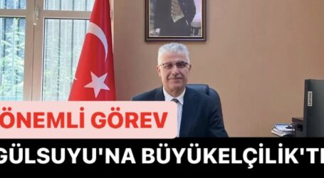 GÜLSUYU’NA BÜYÜKELÇİLİK’TE ÖNEMLİ GÖREV