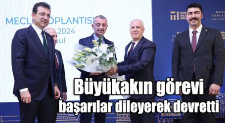 Büyükakın görevi başarılar dileyerek devretti