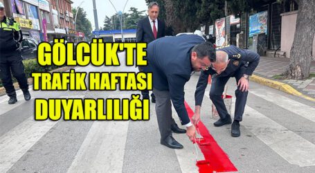 GÖLCÜK’TE TRAFİK HAFTASI DUYARLILIĞI