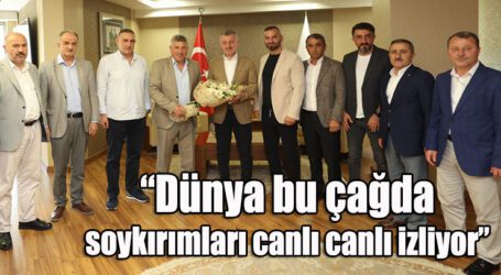 “Dünya bu çağda soykırımları canlı canlı izliyor”