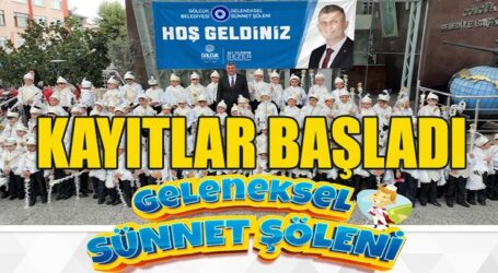 GÖLCÜK BELEDİYESİ GELENEKSEL SÜNNET ŞÖLENİ KAYITLARI BAŞLADI