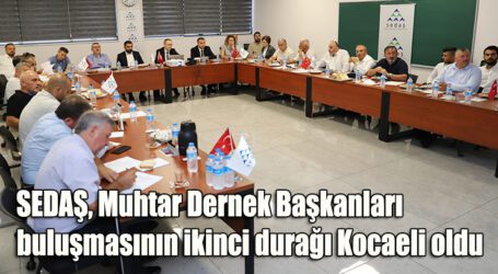 SEDAŞ, Muhtar Dernek Başkanları buluşmasının ikinci durağı Kocaeli oldu