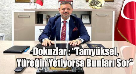  Dokuzlar : “Tamyüksel, Yüreğin Yetiyorsa Bunları Sor”