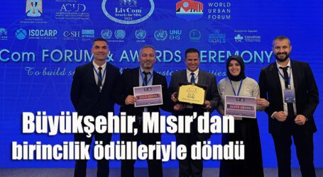 Büyükşehir, Mısır’dan birincilik ödülleriyle döndü