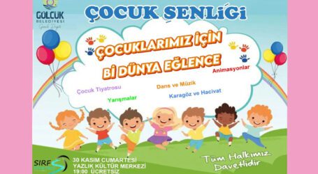 GÖLCÜKLÜ ÇOCUKLAR EĞLENCE DOLU BU ŞENLİK SİZİN İÇİN