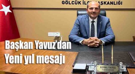 Başkan Yavuz’dan Yeni yıl mesajı