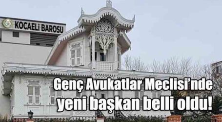 Genç Avukatlar Meclisi’nde yeni başkan belli oldu!