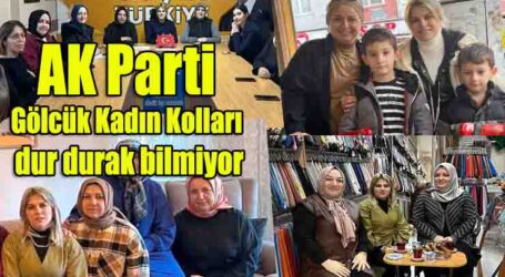 AK Parti Gölcük Kadın Kolları dur durak bilmiyor