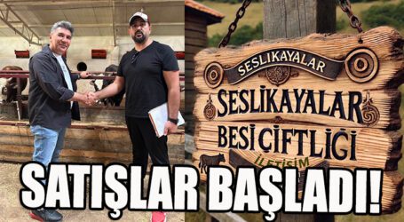 Seslikayalar Besi Çiftliği’nde Satışlar Başladı!