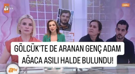 GÖLCÜK’TE DE ARANAN GENÇ ADAM AĞACA ASILI HALDE BULUNDU!