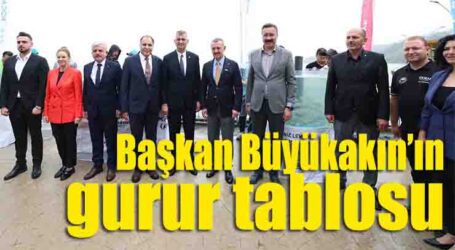 Başkan Büyükakın’ın gurur tablosu