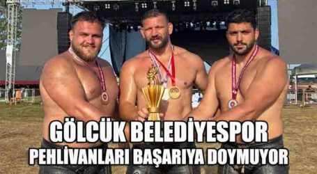 GÖLCÜK BELEDİYESPOR PEHLİVANLARI BAŞARIYA DOYMUYOR